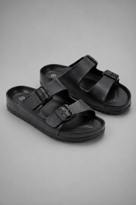 Men’s Arch Support Sandals | Comfort Slip-On Slides | Cushioned Summer Footwear | Steven & Levon