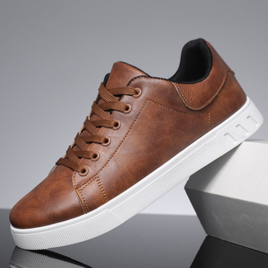 Men's Casual Lace Up Street Sneakers | Lightweight Everyday Trainers | Urban Style Shoes | Steven & Levon
