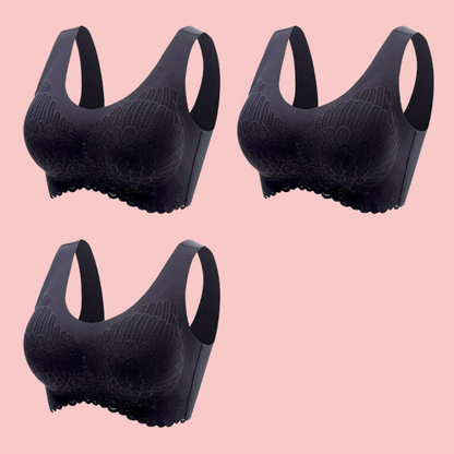 Comfortable Breathable Bra | Women's Wireless Seamless Bra | Soft Stretch | Lightweight Comfort | Steven & Levon
