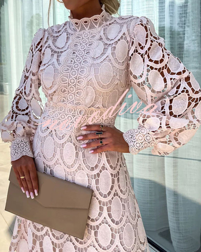 Women's Wrap Midi Dress | Elegant Evening & Wedding Guest Dress | Steven & Levon