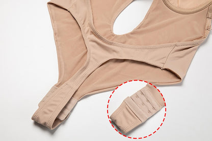Backless Body Shaper Bra | Women's Seamless Shapewear Bodysuit | Integrated Cups | Tummy Control | Steven & Levon