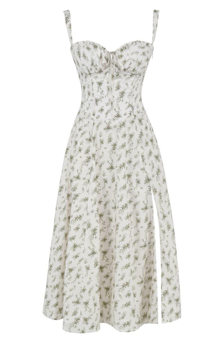 Bustier Dress | Women's Structured Midi Dress | Elegant Occasion Wear | Steven & Levon
