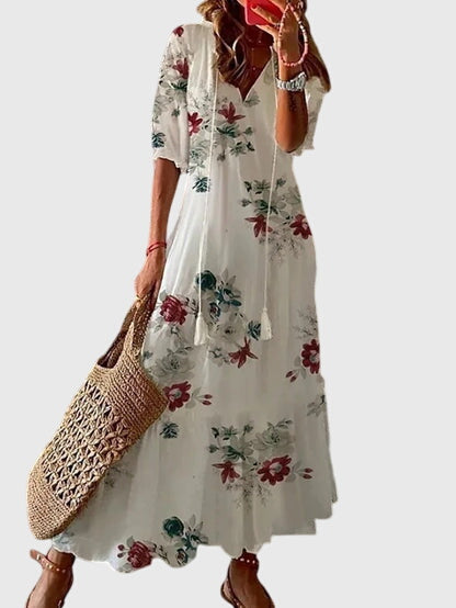 Women's Maxi Dress | Boho Summer Dress | Flowy Fit | Holiday Wear | Steven & Levon