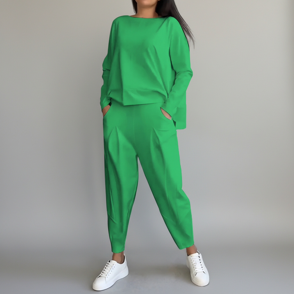 Corinna Women's Casual Co-ord Set | Comfortable Two Piece Outfit | Steven & Levon