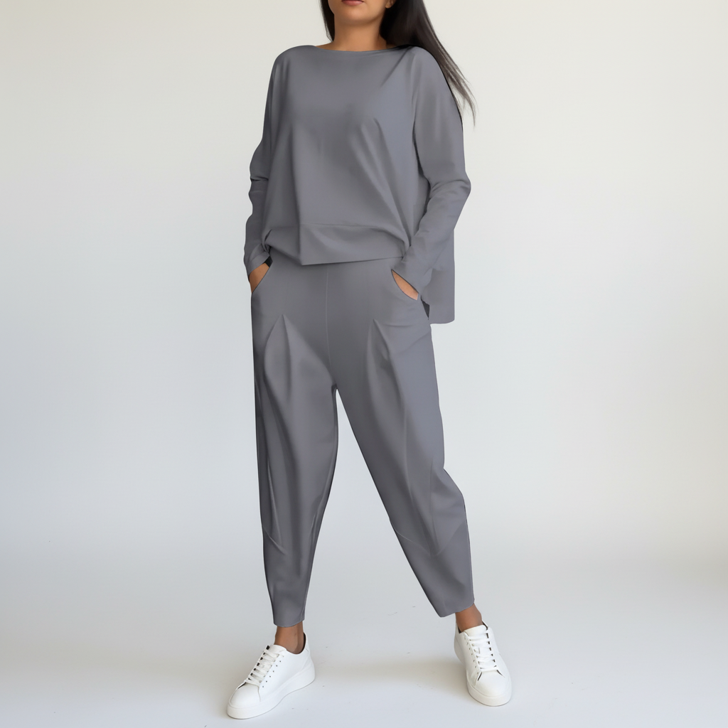 Corinna Women's Casual Co-ord Set | Comfortable Two Piece Outfit | Steven & Levon