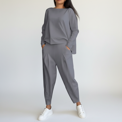 Corinna Women's Casual Co-ord Set | Comfortable Two Piece Outfit | Steven & Levon