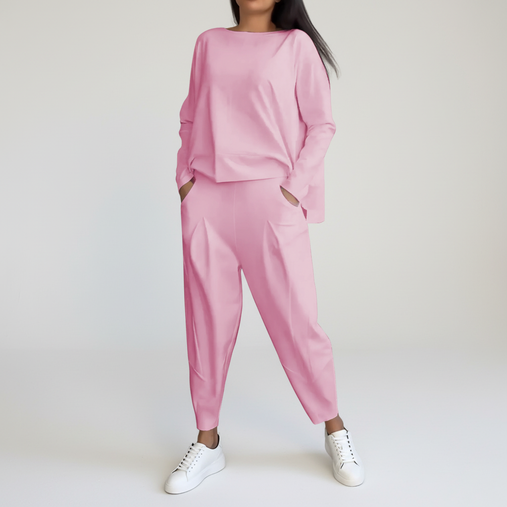 Corinna Women's Casual Co-ord Set | Comfortable Two Piece Outfit | Steven & Levon