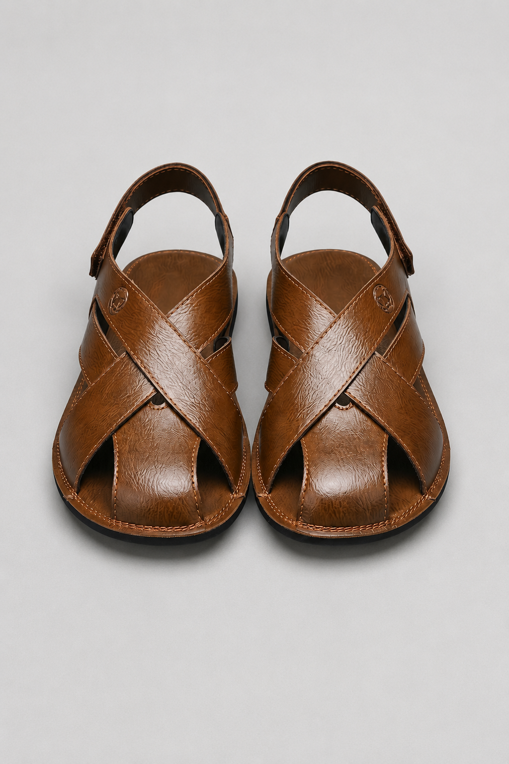 Men’s Soft Sole Sandals | Men | Adjustable Hook & Loop Comfort Sandals | Steven & Levon