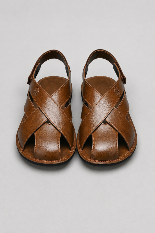 Men’s Soft Sole Sandals | Men | Adjustable Hook & Loop Comfort Sandals | Steven & Levon
