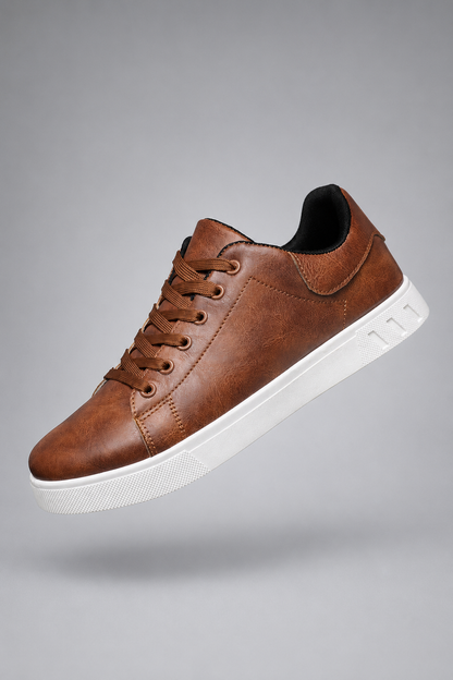 Men's Casual Lace Up Street Sneakers | Lightweight Everyday Trainers | Urban Style Shoes | Steven & Levon