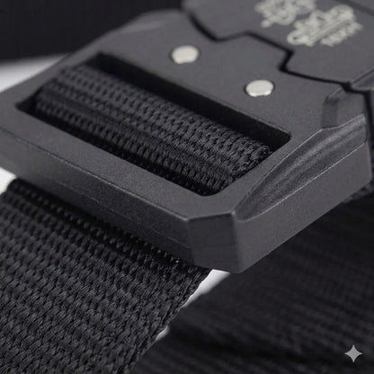 Tactvura - Woven Tactical Belt With Quick-Release Buckle  Outdoor Adventure Wear