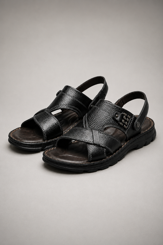 Men’s Soft Sole Sandals | Leather Sandals | Men | Microfiber Leather | Steven & Levon