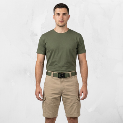 Tactvura - Woven Tactical Belt With Quick-Release Buckle  Outdoor Adventure Wear