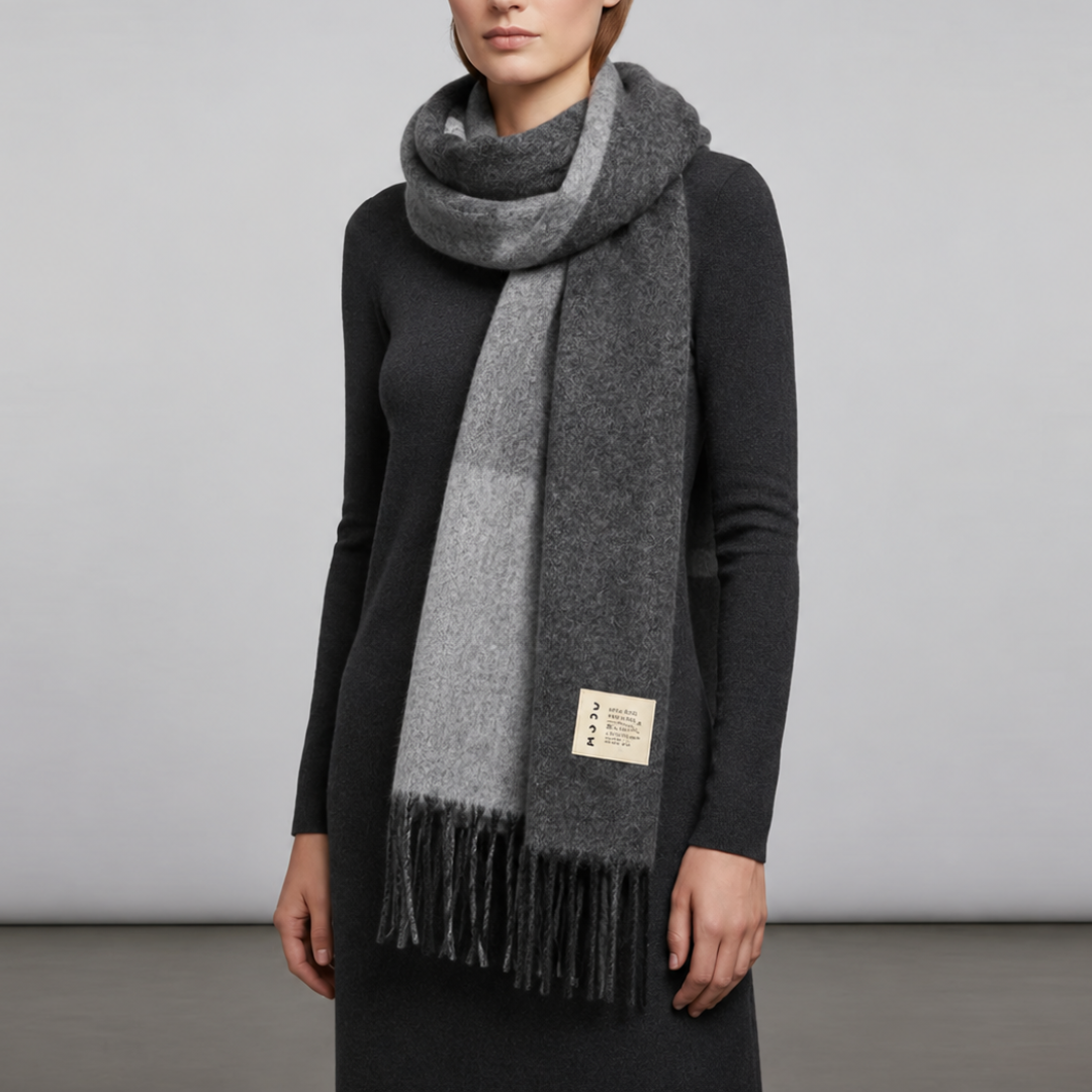Classic Plaid Winter Scarf | Unisex | Wool | Soft Warm Tartan Cold Weather Wrap | Steven & Levon