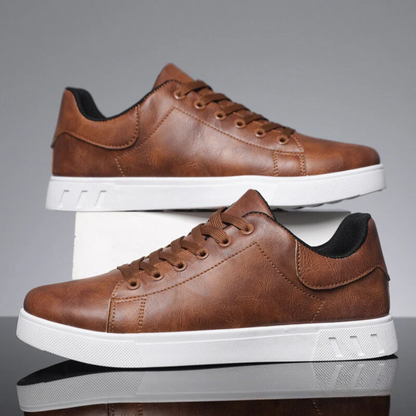 Men's Casual Lace Up Street Sneakers | Lightweight Everyday Trainers | Urban Style Shoes | Steven & Levon