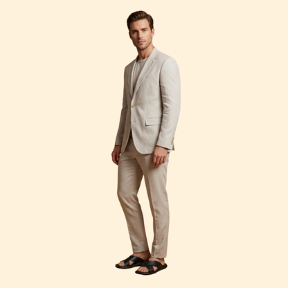 Men’s Minimalist Slip-On Sandals | Casual Comfort Slides | Lightweight Everyday Footwear | Steven & Levon