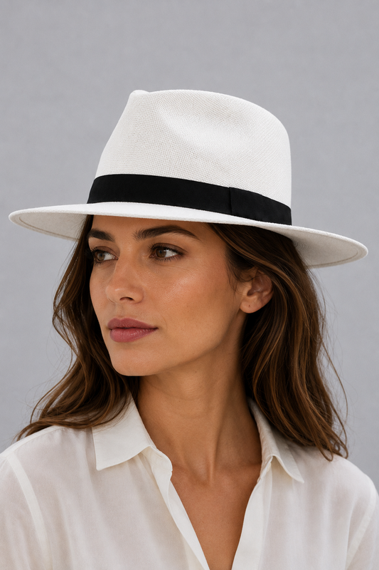Handcrafted Panama Hat | Unisex Straw Hat | Handwoven Natural Straw | Wide Brim Sun Protection | Steven & Levon