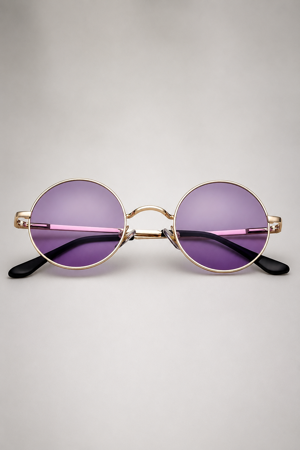 Round Polarized Sunglasses | Unisex | Lightweight Metal Frame | UV Protection | Everyday Eyewear | Steven & Levon