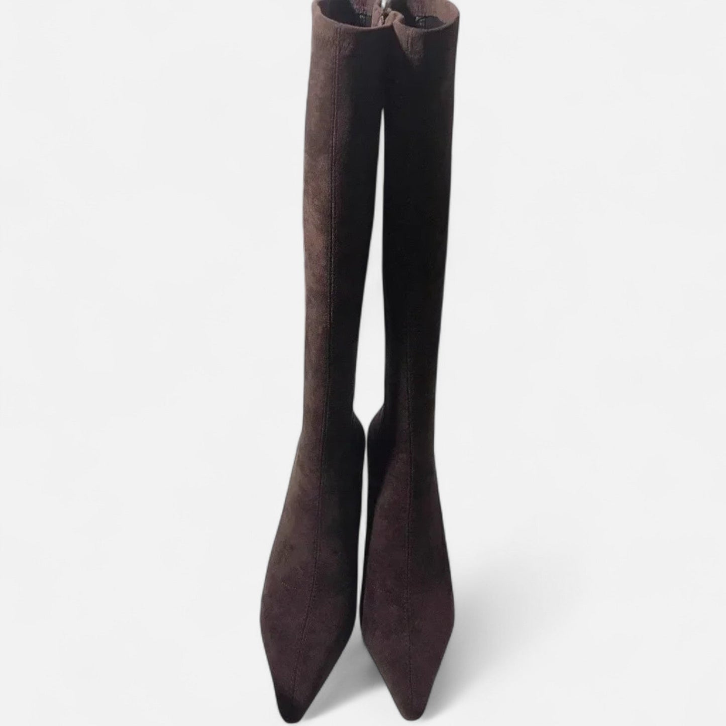 Stylish Slouchy Knee High Boots for Women | Pointed Toe | Block Heel | Pull-On | Steven & Levon