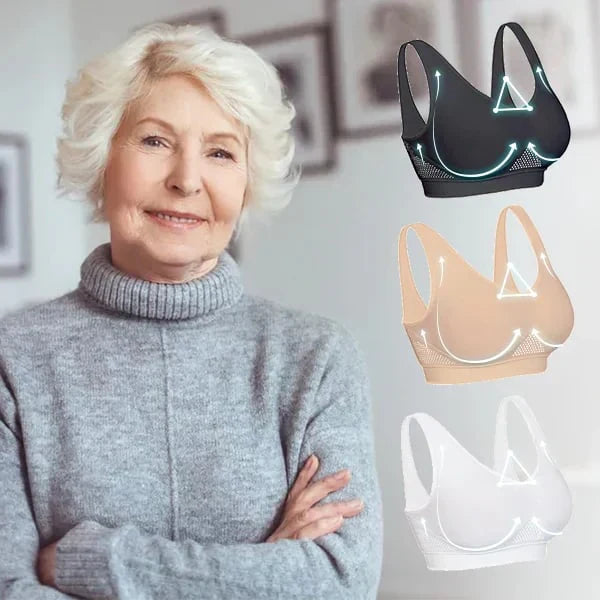 Seamless Sports Bra | Women | Soft Stretch Fabric | Wire-Free Support | Breathable Comfort | Steven & Levon