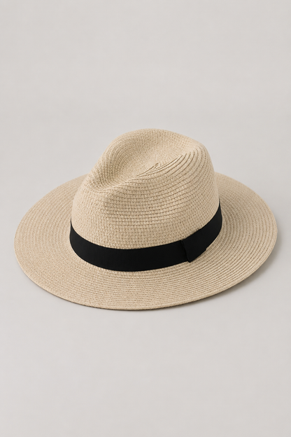 Panama Straw Hat | Unisex Sun Hat | Straw | UPF50+ UV Protection | Foldable Wide Brim Travel Hat | Steven & Levon