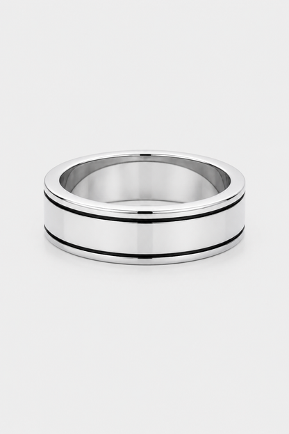 Band 2.0 Ring | Gold, Silver or Black | Unisex | Stainless Steel | Minimalist Design | Steven & Levon