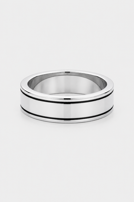 Band 2.0 Ring | Gold, Silver or Black | Unisex | Stainless Steel | Minimalist Design | Steven & Levon