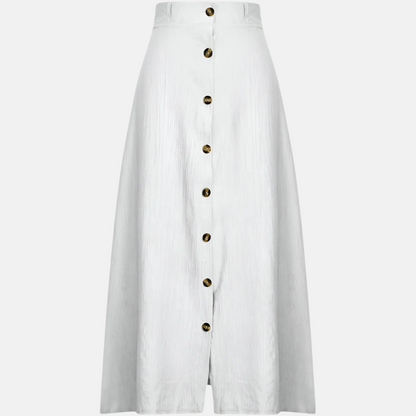 Elegant Long Maxi Skirt | Women | High Waist | Flowy A-Line | Casual & Occasion Wear | Steven & Levon