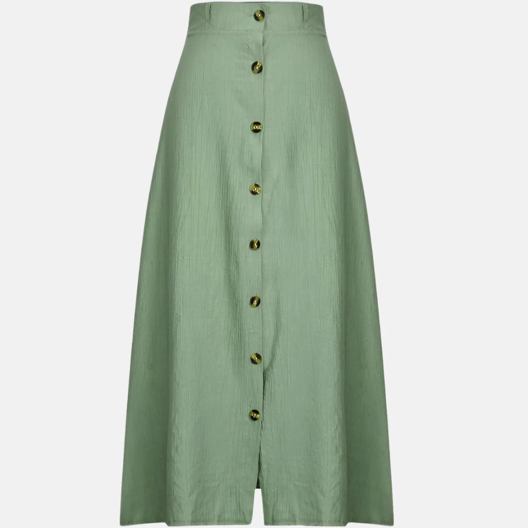 Elegant Long Maxi Skirt | Women | High Waist | Flowy A-Line | Casual & Occasion Wear | Steven & Levon