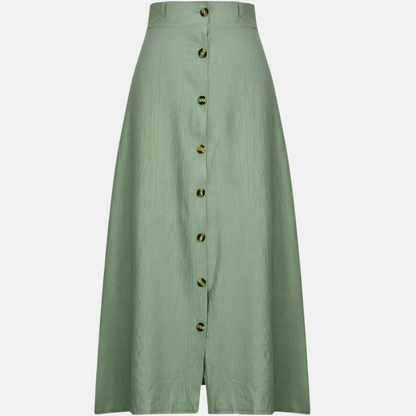 Elegant Long Maxi Skirt | Women | High Waist | Flowy A-Line | Casual & Occasion Wear | Steven & Levon