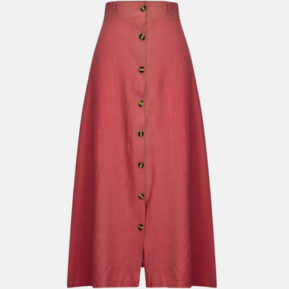 Elegant Long Maxi Skirt | Women | High Waist | Flowy A-Line | Casual & Occasion Wear | Steven & Levon