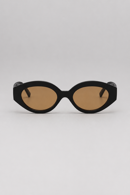Cat Eye Sunglasses | Women | UV400 Vintage Eyewear | Retro Oval Frame | Fashion Designer Shades | Steven & Levon