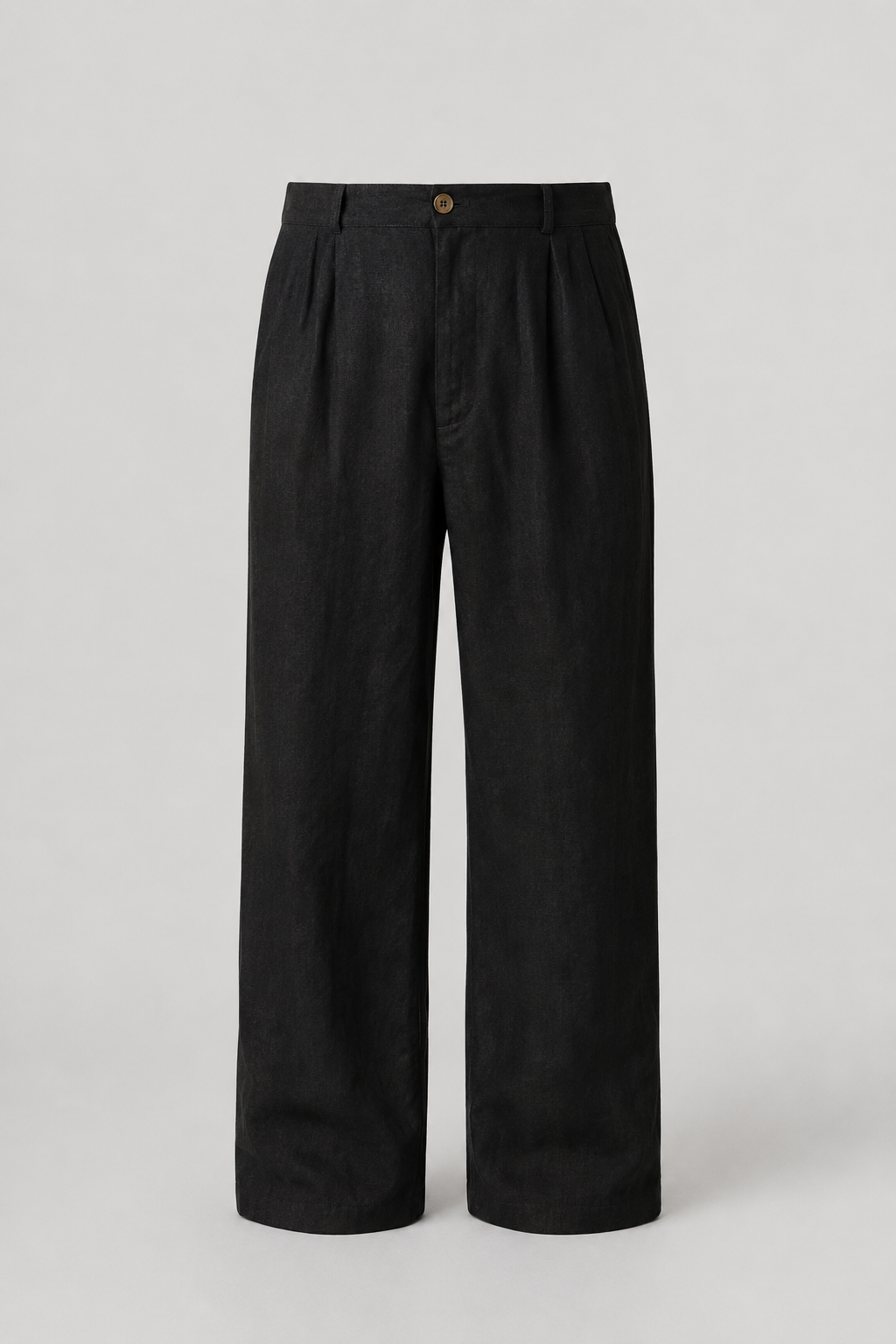 Men's Wide Leg Linen Trousers | Pleated Front | Relaxed Fit Smart Casual Pants | Steven & Levon