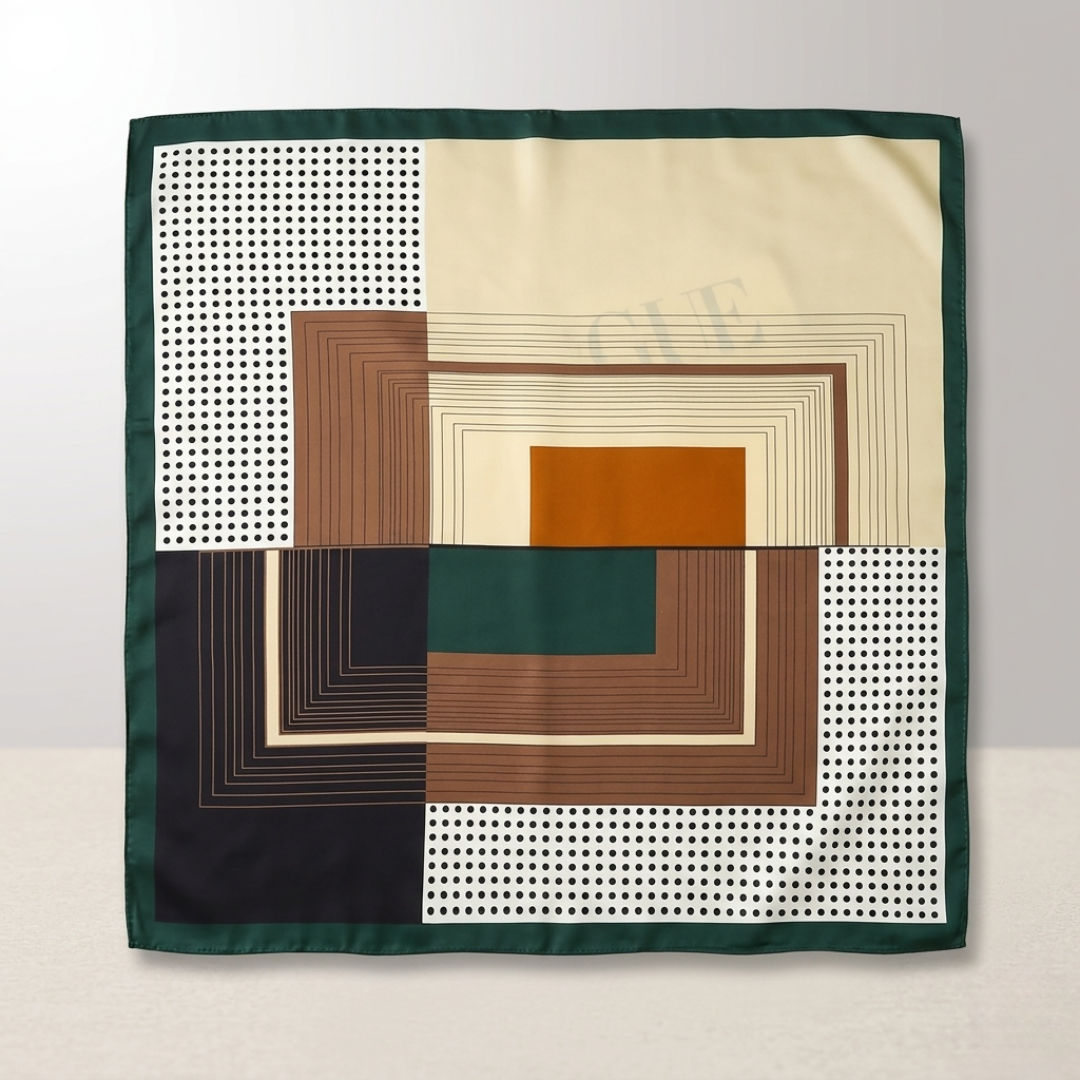 Square Scarf | Women | Silk-Feel Fabric | 70x70cm Luxury Neck & Hair Scarf | Steven & Levon