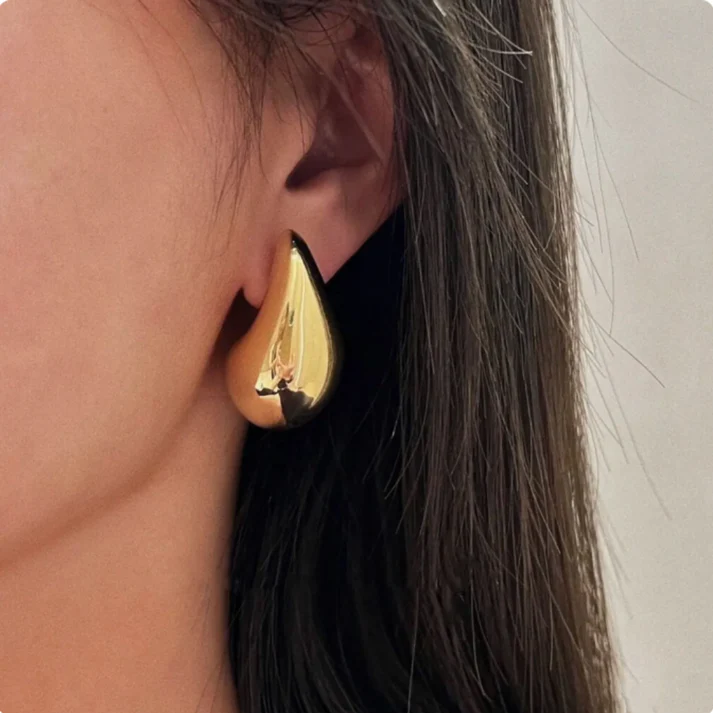 Drop Earrings | Women | Gold Tone | Elegant Statement Dangle Earrings | Steven & Levon