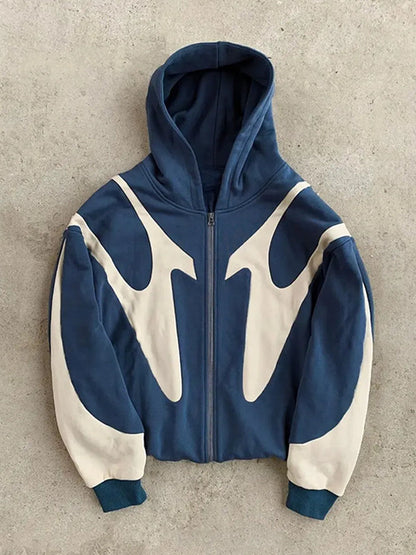 Oversized Streetwear Hoodie | Y2K Graphic | Men | Cotton Blend | Contrast Design | Steven & Levon