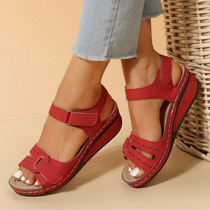 Women's Walking Wedge Sandals | Walking Sandals | Arch Support Comfort Sole | Steven & Levon
