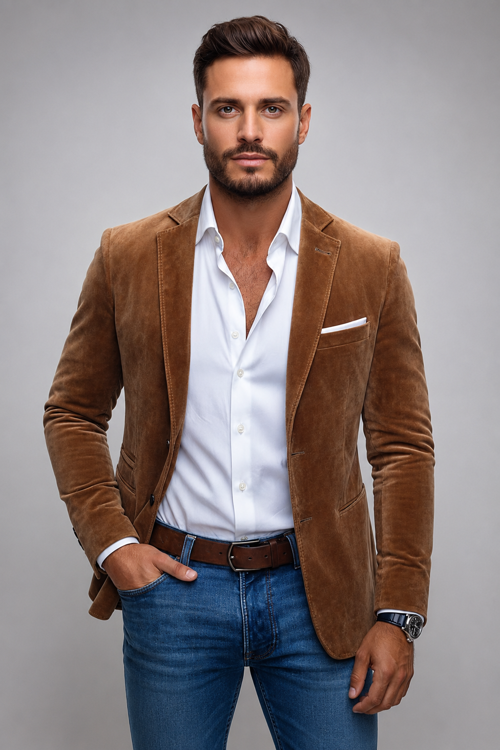 Men's Casual Blazer | Men | Slim Fit | Smart Casual Jacket | Steven & Levon