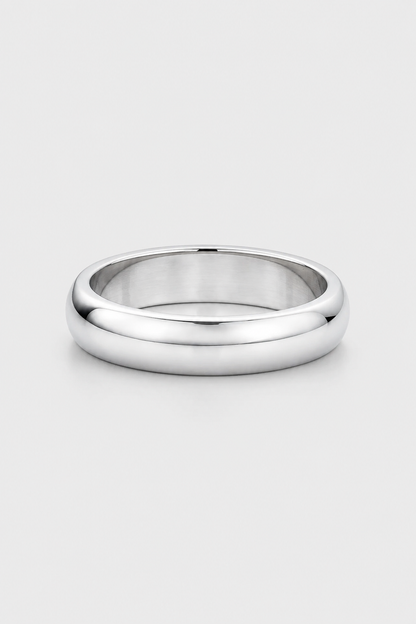 Round Band Ring | Gold, Silver or Black | Unisex | Stainless Steel | Minimalist Style | Steven & Levon