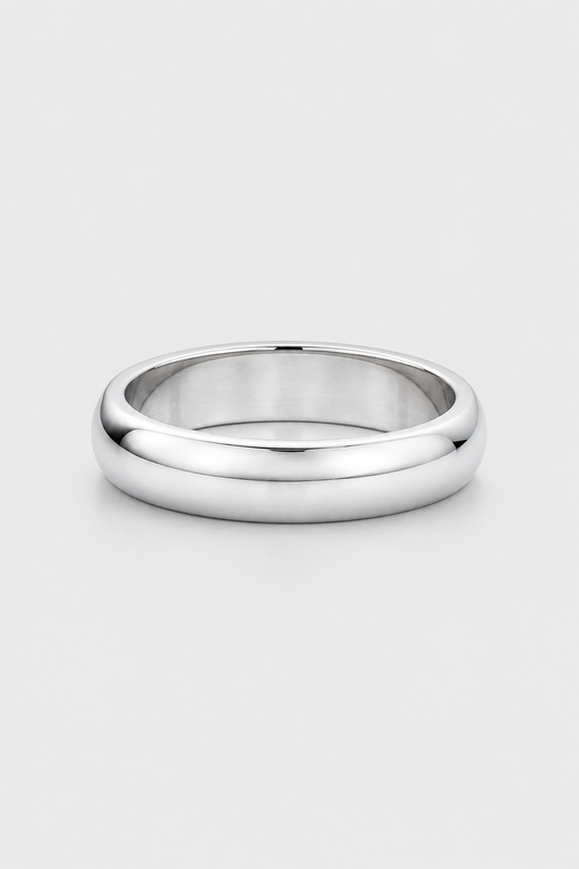 Round Band Ring | Gold, Silver or Black | Unisex | Stainless Steel | Minimalist Style | Steven & Levon