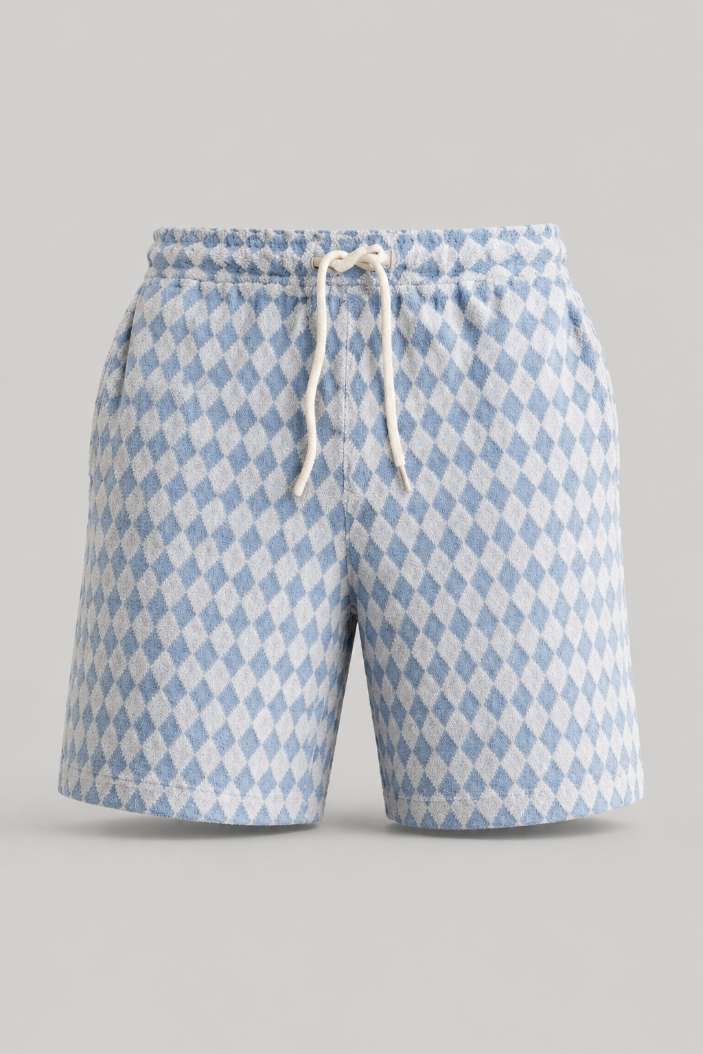 Men's Textured Pattern Drawstring Shorts Men Elasticated Waist Casual Summer Shorts Steven & Levon