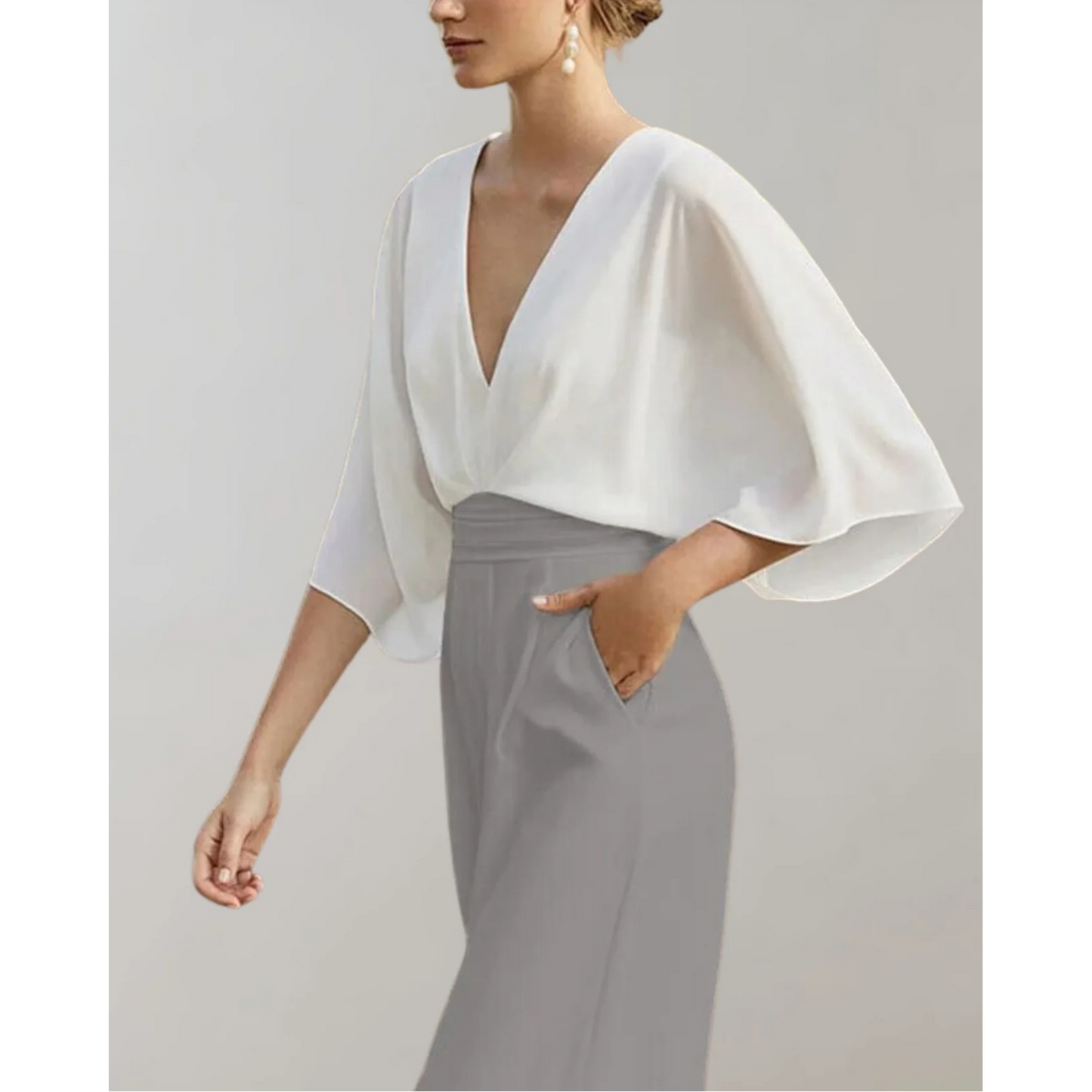 Women's Wide Leg Jumpsuit | Fitted One-Piece Outfit | Elegant Casual | Steven & Levon
