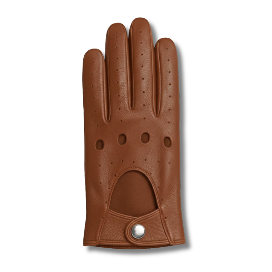 Vegan Leather Gloves | Women | Faux Leather | Thin Breathable Driving Gloves | Summer | Steven & Levon