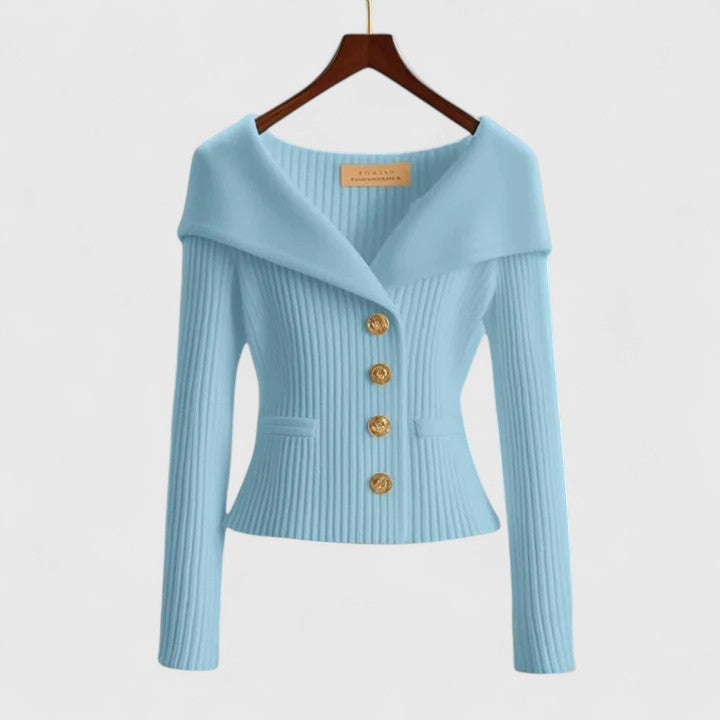 Chic Soft Knit Cardigan | Women's Button-Up Soft Sweater | Steven & Levon