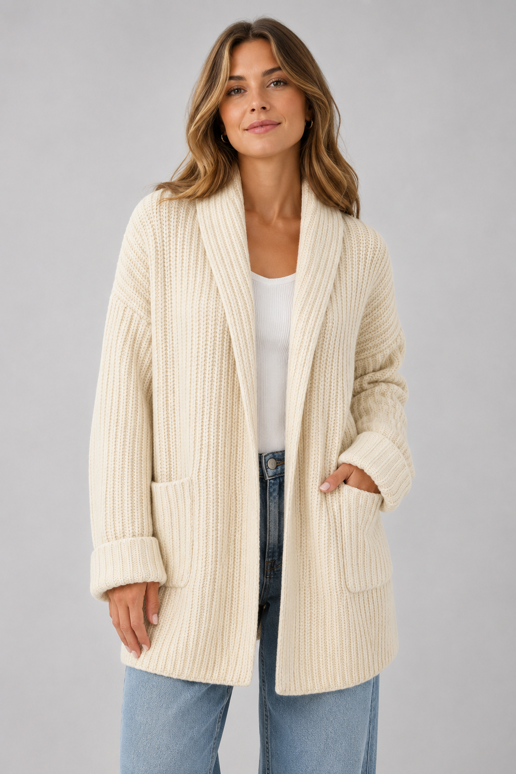 Comfort Fit Knit Cardigan | Women | Button Front | Soft Knit | Cozy Everyday Layering | Steven & Levon
