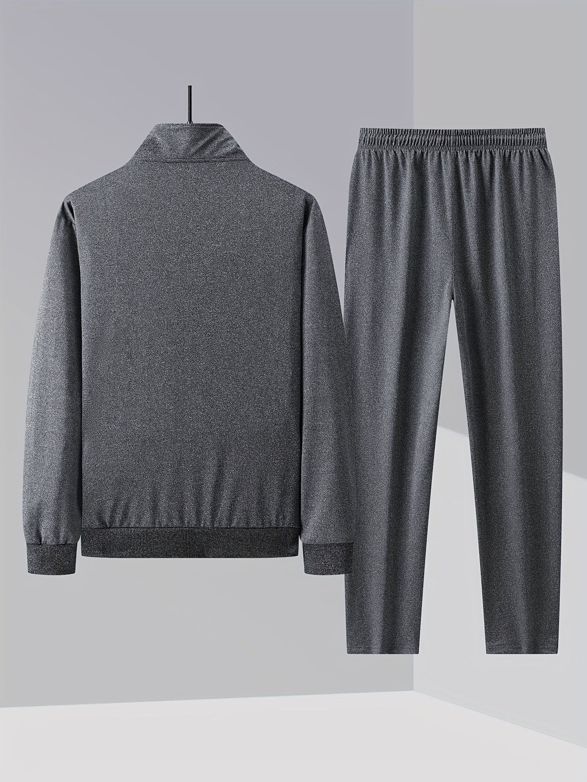 Mens Tracksuit | Zip Up Stand Collar | Casual Jacket and Jogger Trousers Two Piece Set | Steven & Levon