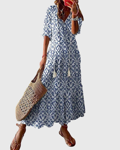 Women's Maxi Dress | Boho Summer Dress | Flowy Fit | Holiday Wear | Steven & Levon