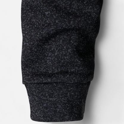 Men's Knitted Jumper | Stand Collar Half Button Pullover | Elbow Patch Sweater | Steven & Levon