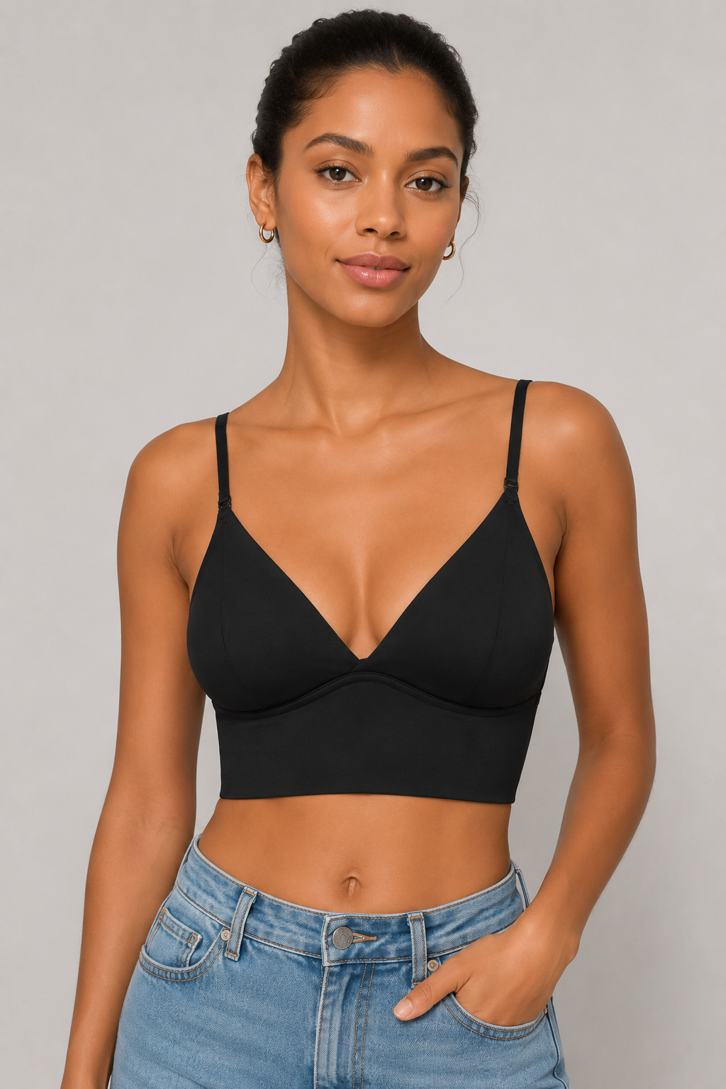 Open Back Bra | Women's Low Back Seamless Bra | Wireless | Convertible Lingerie | Steven & Levon