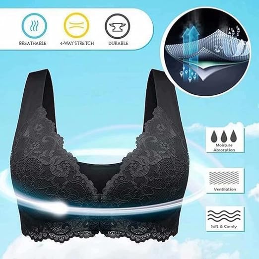 Push Up Bra | Women's Seamless Wireless Bra | Natural Lift | Comfortable Support | Everyday Lingerie | Steven & Levon